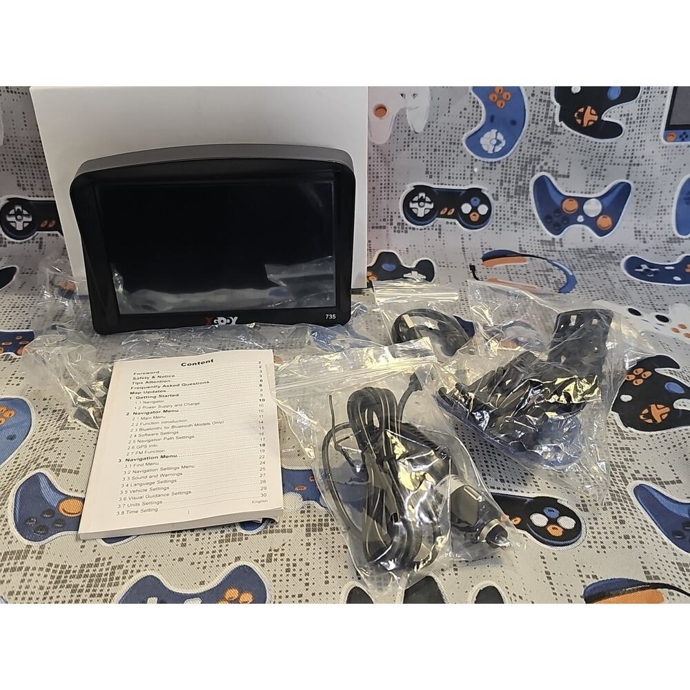 Xgody 735 7" GPS Navigation 256+16GB Black *DAMAGED BOX NEW CONDITION*
